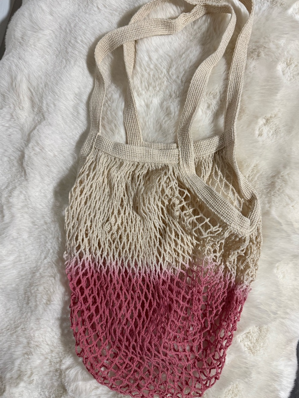Knit ombré bag